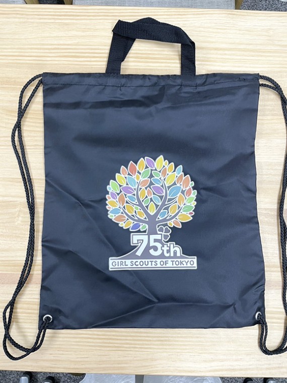 Customer Designed Knapsack and Sticker