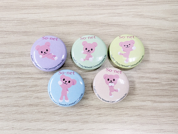 オリジナル缶バッチ・ピンバッチ・ネックストラップ